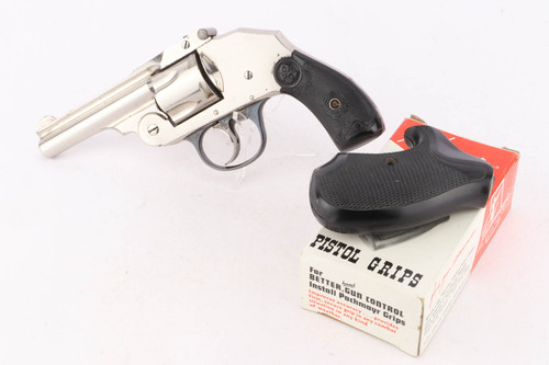 Nickeled Iver Johnson Top Break .38 Revolver
