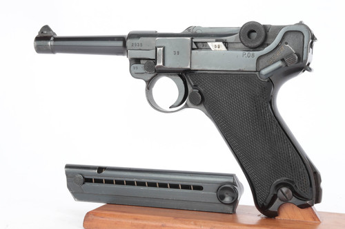 Scarce BYF 41 Black Widow Mauser Luger Rig - Eagle 135 Proofs