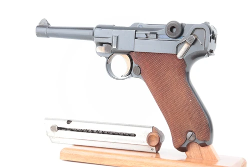 Rare 1908 First Issue DWM Luger Rig - Matching Magazine w/ Rare Holster - photo 2 of 18