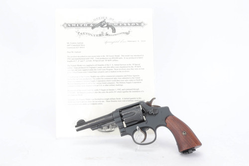 Excellent Smith & Wesson Victory Revolver - US Navy w/ Factory Letter