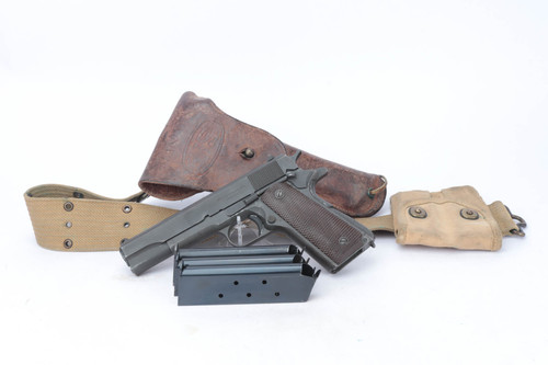 Excellent 1943 Ithaca Model 1911A1 Rig - photo 1 of 22