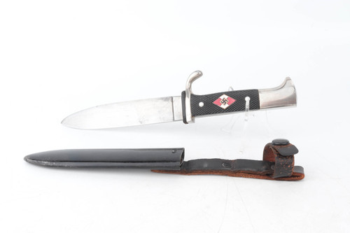 Transitional 1939 RZM Hitler Youth Knife & Scabbard - Rare Maker Anton Wingen Jr. - photo 1 of 4