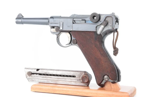 Unit Marked 1916 DWM Luger Rig - Two Matching Magazines - photo 2 of 19