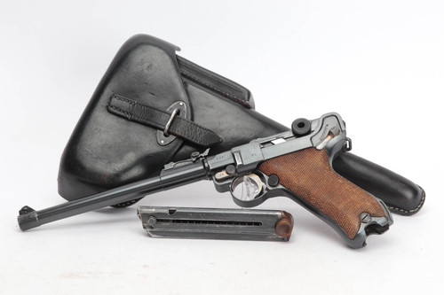 1917 DWM Artillery Luger LP.08 Rig - Early Nazi Kriegsmarine Rework w/ Matching Mag