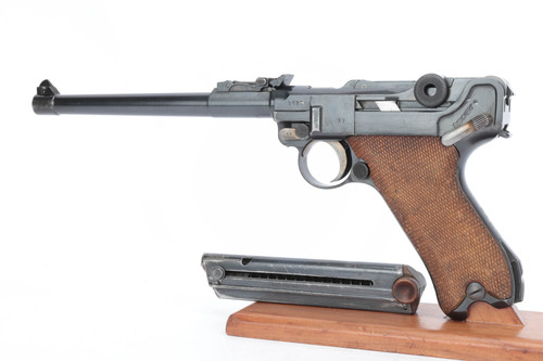 1917 DWM Artillery Luger LP.08 Rig - Early Nazi Kriegsmarine Rework w/ Matching Mag