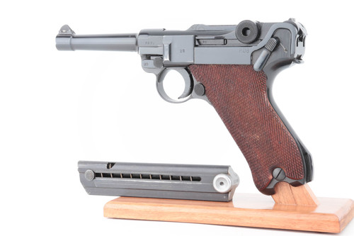 Minty BYF 41 Mauser Luger Rig - Two Matching Magazines