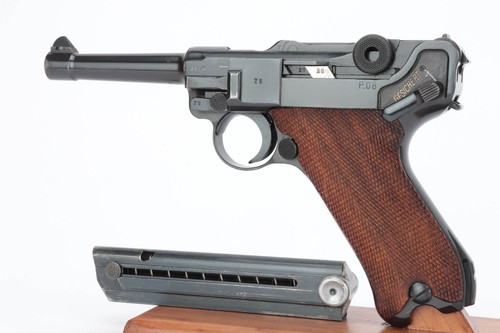 SOLD - Minty BYF 41 Mauser Luger Rig - Matching Magazine