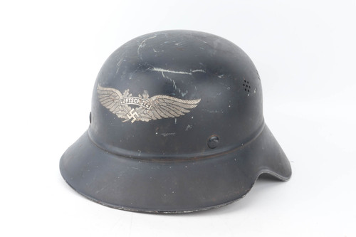 SOLD - WW2 German Gladiator Air Raid Helmet