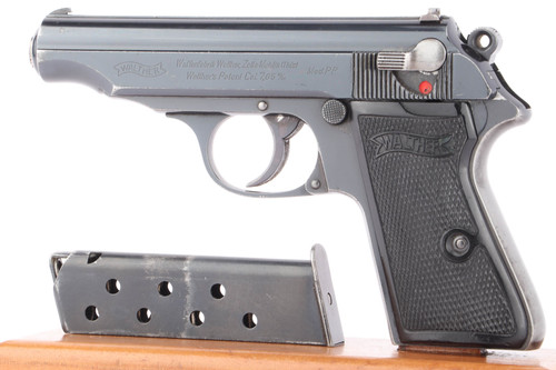 Railway Police Walther PP, RBD Munster (Westf.) - left side with magazine