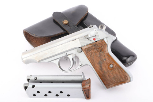 Ultra Rare Walther PP Rig - Verchromt (Satin Nickel) Finish - photo 1 of 15