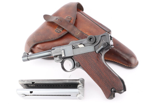 Exceptionally Rare 1939 Mauser Banner Luger - Police Eagle K
