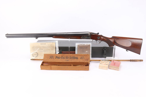 Excellent, Rare Sauer M30 Drilling - Luftwaffe Issue, Capture Certificate