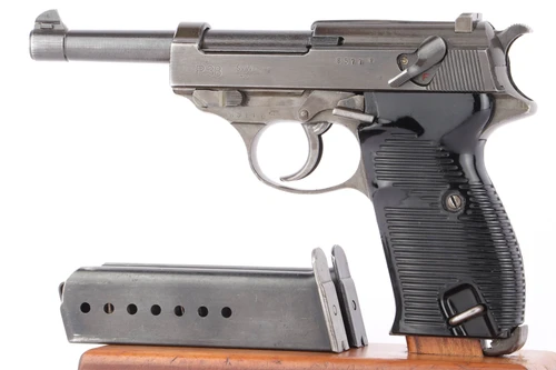 SVW 45 Mauser P.38 dual-tone rig - left side with magazine