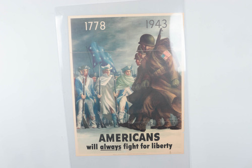 Very Nice WWII Propaganda Poster - photo 1 of 5