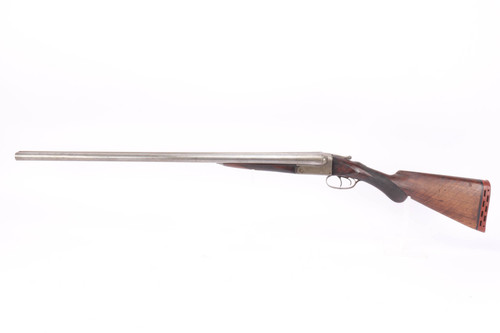 1895 Remington Model 1894 Grade B side by side shotgun - left side full view