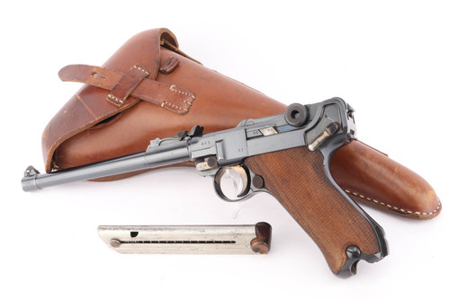 Exceptional, Rare 1914 DWM Artillery Luger Rig