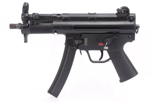 Early Euro import HK SP5K-PDW pistol - left side