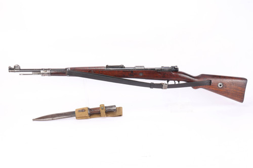 Rare, Matching Mauser (S/42) K98k w/ M1884/98 Bayonet & DAK Frog - Afrika Korps Issued