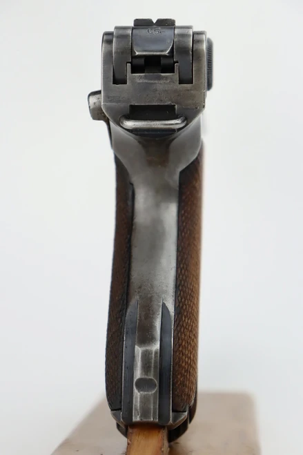 Weimar-era Simson Luger - front view of muzzle