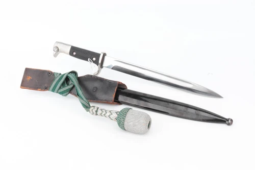 SOLD - Very Nice German Dress Bayonet w/ Frog - E. Pack & Söhne