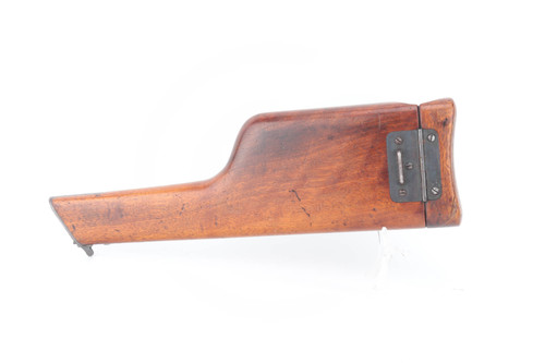 Broken 1898 Mauser C96 Stock - Repaired Lid