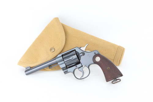 SOLD - WW2 British Contract Colt Official Police .38-200 Revolver Rig