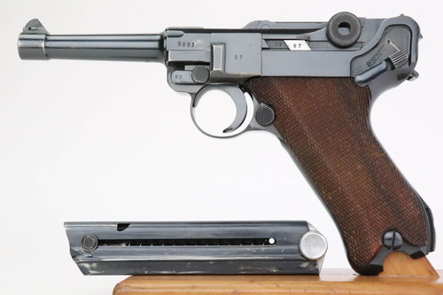1939 Mauser Luger Rig - Two Matching Magazines