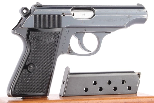 RJ marked Walther PP pistol - right side with magazine