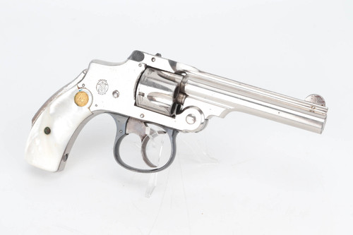 Smith & Wesson 32 Safety Hammerless 2nd Model Double Action Revolver - Pearl Grips