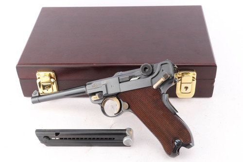 SOLD - Gorgeous, Extraordinarily Rare 1936 Mauser Banner Grip Safety Commercial 1934/06 Luger