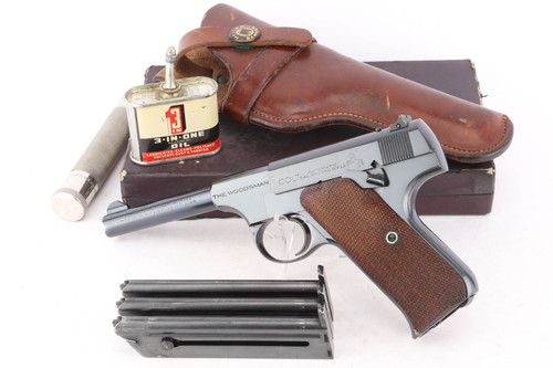 Excellent, Boxed Colt Woodsman - 1940 Mfg - photo 1 of 27
