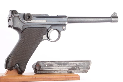 1917 DWM M1914 Navy Luger - right side with magazine