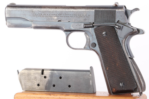 Pre-WW2, 1930 Mfg Commercial Colt Government Model - w/ Factory Letter