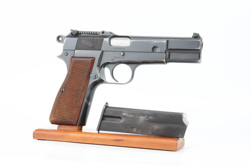 FN Browning High Power with tangent sight - right side with magazine
