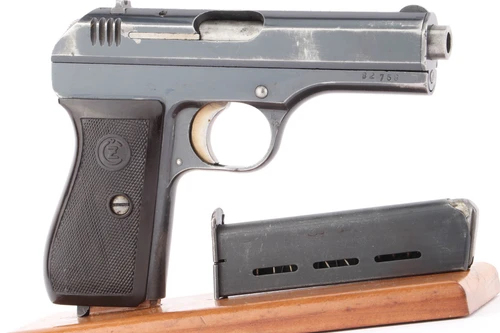 Scarce, High Polish, Police Eagle/K CZ Model 27