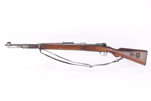 Portuguese contract Mauser Model 1937A rifle with bayonet - right side full view