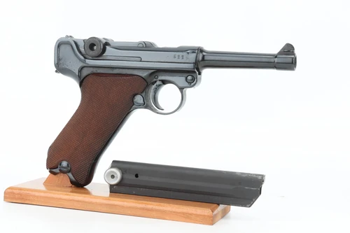 SOLD - Double Date, Police Reworked 1917 DWM Luger - Shooter Grade