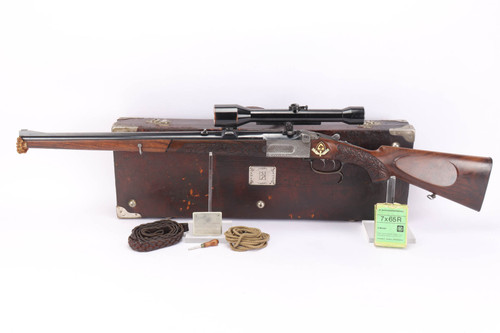 Incredible, Ornate Hunting Rifle Presented To RAD Head Konstantin Hierl