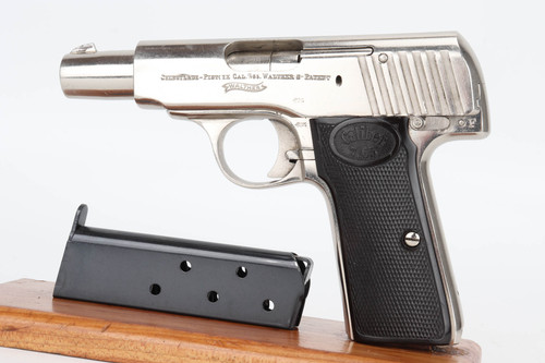 Nickel-Plated Walther Model 4 - Second Variation - photo 1 of 12