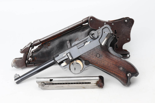 1900 DWM American Eagle Luger - Rare Ideal Stock & Grips