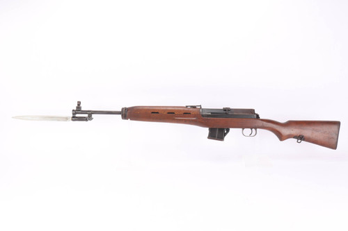 Egyptian Maadi Rasheed Carbine 7.62x39 - full left side with bayonet extended