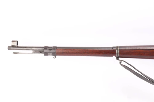 Mauser Oberndorf Gewehr 98M - 1930s Rework - barrel and forend left side with sling