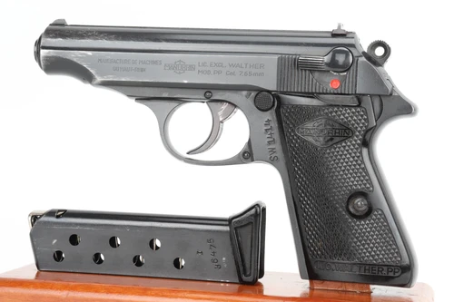 Boxed Manurhin Walther PP - Austrian Police - left side with magazine