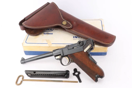 ANIB Mauser Interarms M1906 Luger - American Eagle - complete set with box, pistol, holster, magazine and tool