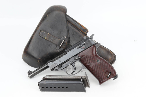 BYF 44 Mauser P.38 Rig - complete rig with pistol, holster and two magazines