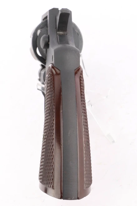 1943 Colt Commando revolver - back strap and grip view from behind