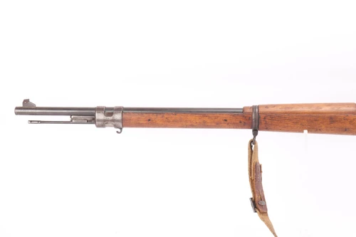 1917 Amberg Gewehr 98 - left side of barrel and front band