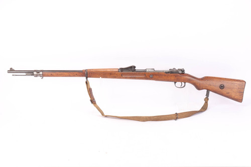 1917 Amberg Gewehr 98 8mm Mauser rifle - full left side view with web sling