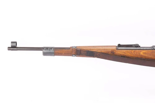 1944 Brunn (dou) K98k Semi-Kriegsmodell - left side of barrel and front band without bayonet lug