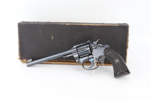 Early Colt Police Positive Target .22 WRF revolver - shown with its period-correct box